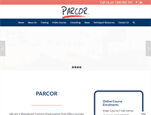 Tablet Screenshot of parcor.com.au